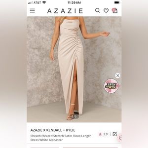 Azazie dress - English Rose dress for sale, unaltered